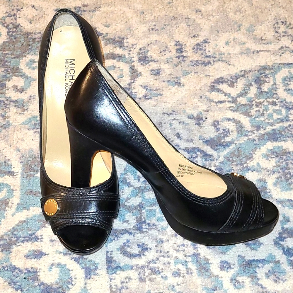 Michael Kors Peep Toe Pumps